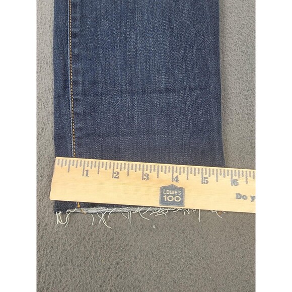 Judy Blue Jeans Womens 15/32 Dark Wash Skinny Fit Raw Hem Stretch JB82201DK - Picture 4 of 14